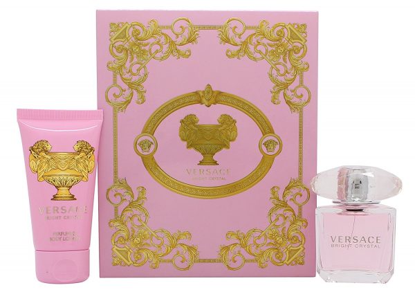 Versace Bright Crystal Gift Set 30ml EDT 50ml Body Lotion