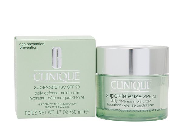Clinique Superdefense SPF20 Daily Defense Moisturizer 50ml Very Dry to Dry Combination