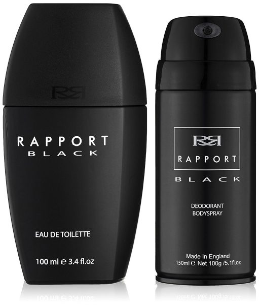 Dana Rapport Black Gift Set 100ml EDT 150ml Body Spray