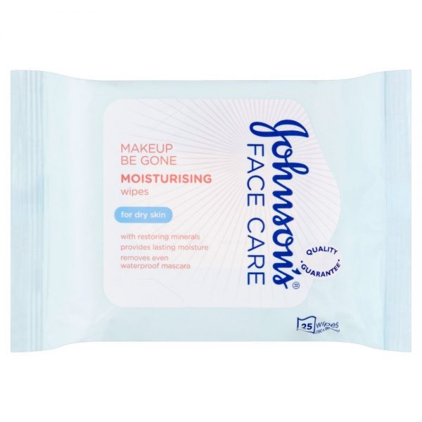 Johnson Johnson Face Care Moisturising Facial Cleansing Wipes 25 Sheets – Dry Skin