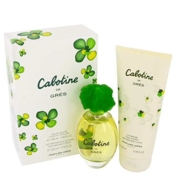 Gres Parfums Cabotine Gift Set 100ml EDT 200ml Body Lotion