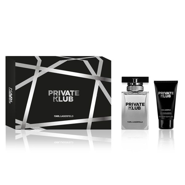 Karl Lagerfeld Private Klub for Men Gift Set 50ml EDT 100ml Shower Gel