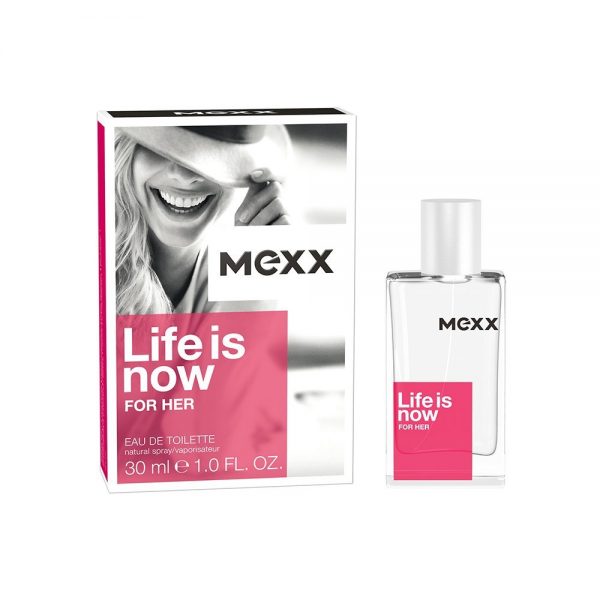 Mexx Life Is Now for Her Eau de Toilette 30ml EDT Spray