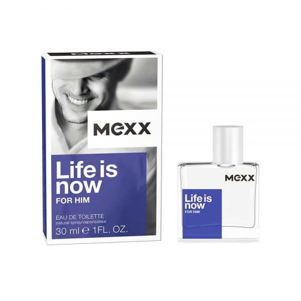 Mexx Life Is Now for Him Gift Set 30ml EDT 50ml Shower Gel