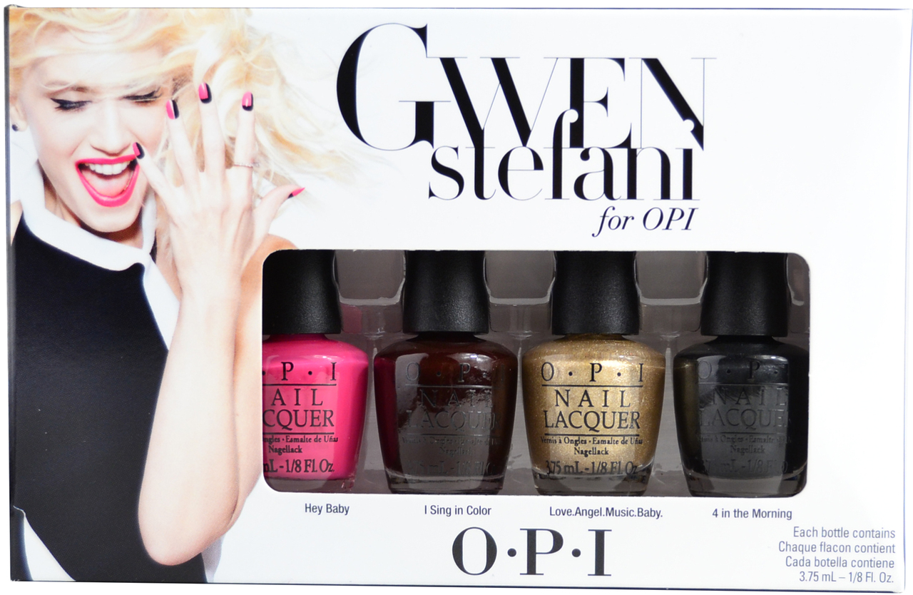 OPI Gwen Stefani Gift Set 15ml Nail Polish in Over & Over A-Gwen + 2g ...