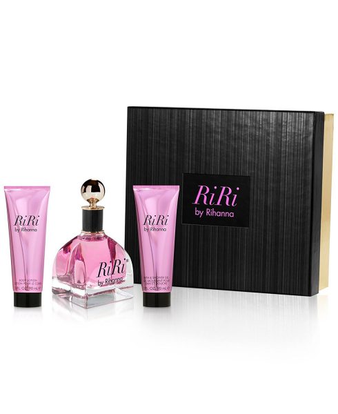 Rihanna RiRi Gift Set 100ml EDP 90ml Body Lotion 90ml Shower Gel