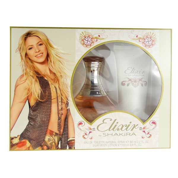 Shakira Elixir Gift Set 80ml EDT 100ml Body Lotion