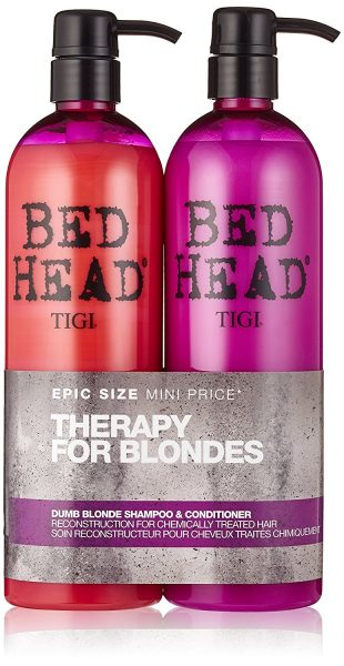 Tigi Duo Pack Bed Head Dumb Blonde 750ml Shampoo 750ml Conditioner