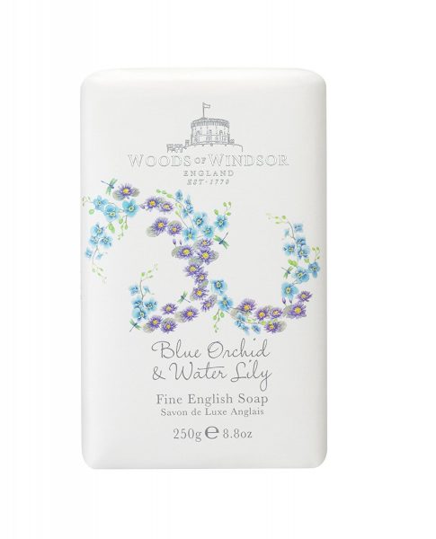 Woods of Windsor Blue Orchid Water Lily Fine English Soap 250g