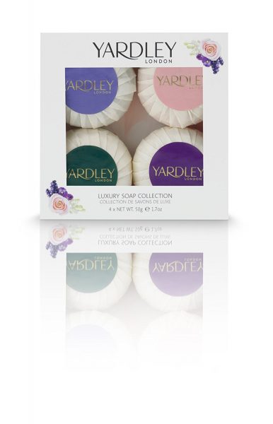 Yardley Luxury Soaps Collection Gift Set 50g Lavender Soap 50g Lily Of The Valley Soap 50g Rose Soap 50g April Violets Soap