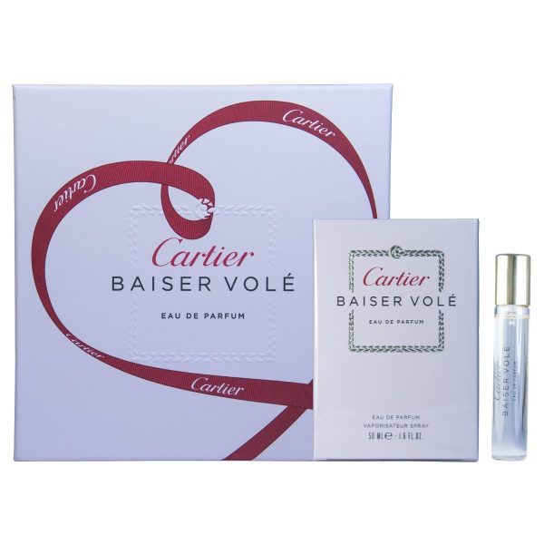Cartier Baiser Vole Gift Set 100ml EDP 100ml Body Lotion EDP Mini