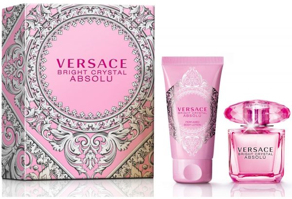Versace Bright Crystal Absolu Gift Set 30ml EDP 50ml Body Lotion