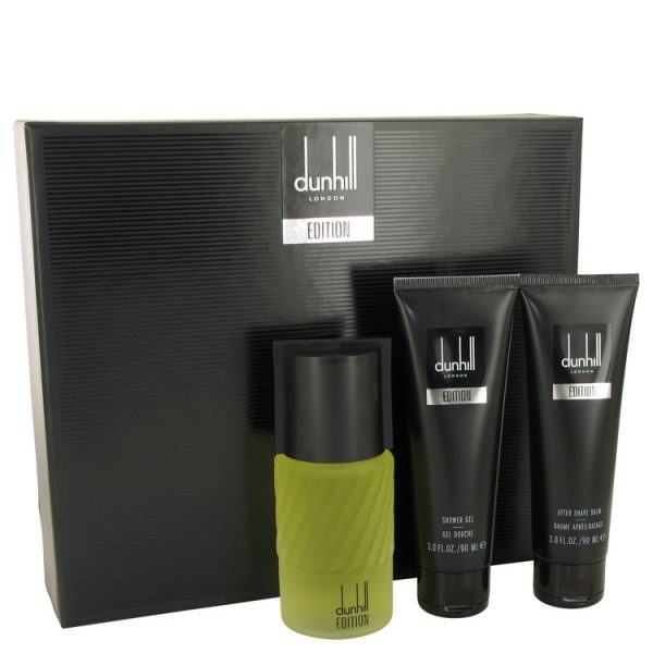 Dunhill Edition Gift Set 100ml EDT 90ml Shower Gel 90ml Aftershave Balm