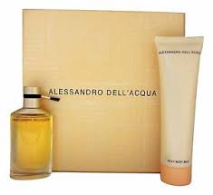 Alessandro Dell Acqua Gift Set 50ml EDT 100ml Body Milk