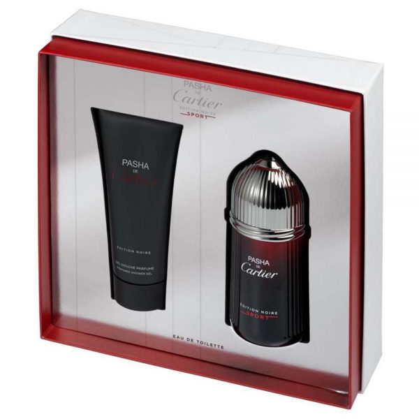 Cartier Pasha de Cartier Edition Noire Gift Set 100ml EDT 100ml Shower Gel
