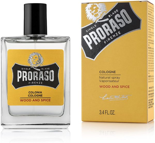 Proraso Wood and Spice Eau de Cologne 100ml Spray