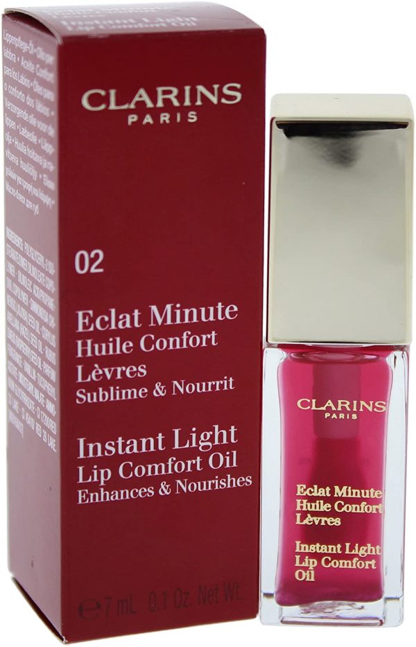 Clarins Instant Light Lip Comfort Oil 7ml 02 Raspberry