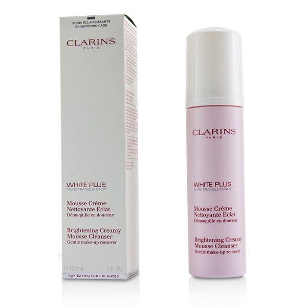 Clarins White Plus Pure Translucency Brightening Creamy Mousse Cleanser 150ml