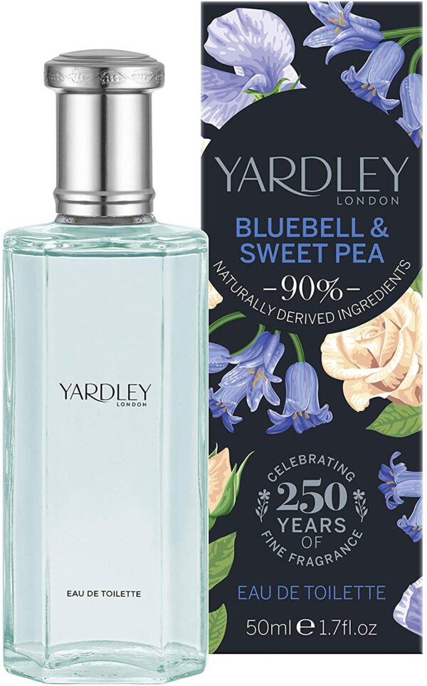 Yardley Bluebell Sweet Pea Eau de Toilette 50ml Spray