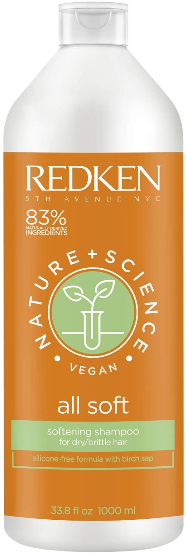 Redken Nature Science All Soft Shampoo 1000ml