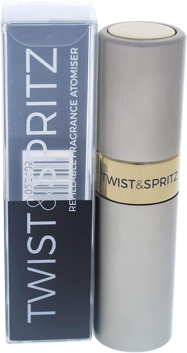 Twist Spritz Refillable Atomiser Spray 8ml – Silver 2