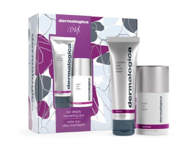 Dermalogica Age Smart Our Deeply Nourishing Duo Gift Set 75ml Multivitamin Power Recovery Masque 50ml Super Rich Repair