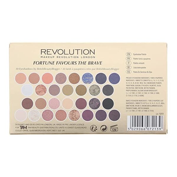 Makeup Revolution Fortune Favours The Brave Eyeshadow Palette 15g x