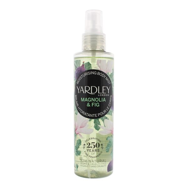 Yardley Magnolia Fig Moisturising Fragrance Mist 200ml Spray