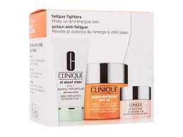 Clinique Fatigue Fighters Gift Set 50ml Superdefense Multi Correcting Cream SPF25 28ml All About Clean 2 in 1 Cleansing Jelly 5ml All About Eyes